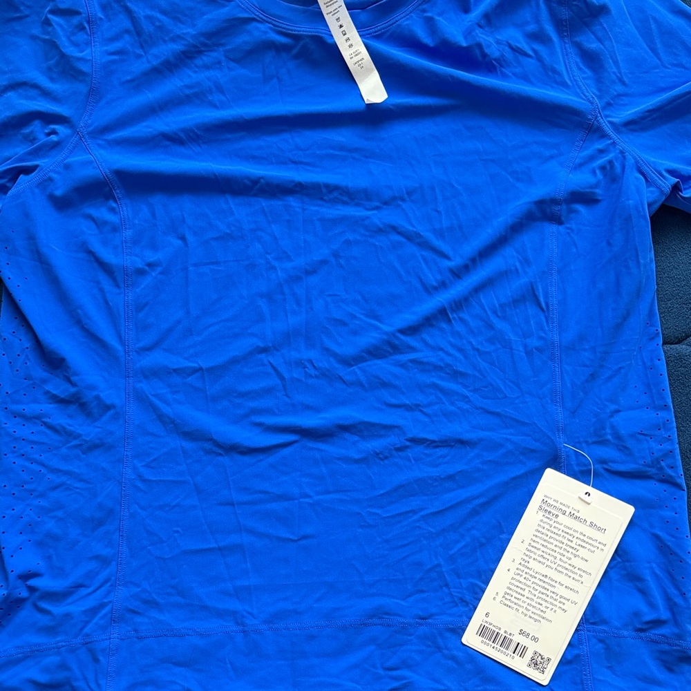 Lululemon women’s Blue Athletic Shirt, brand new with tags